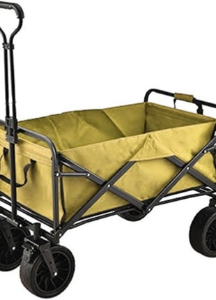 Collapsible Folding Wagon Cart 150L Capacity – Steel Frame, Oxford Cloth, Off-Road Wheels – Camouflage