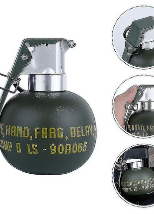 Tactical Grenade Dummy Model – ABS & Alloy – MOLLE Compatible – Army Green