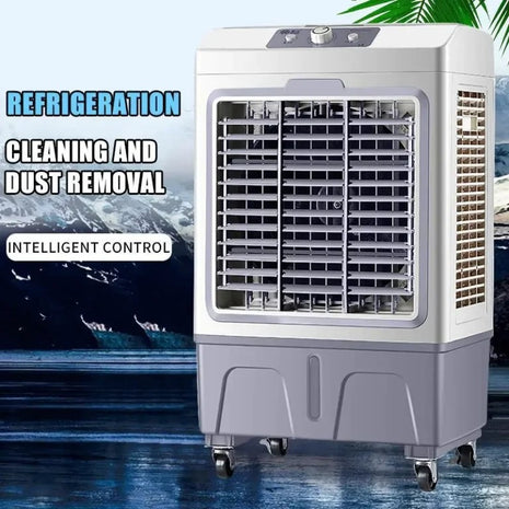 Air Cooler 40L Evaporative – 5000m³/h Max Airflow, 3-in-1 Cooling Purifier Humidifier – Grey