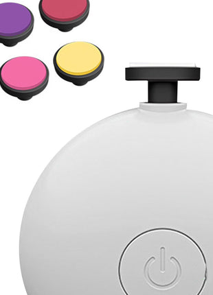 Electric Nail Grinder for Feet and Toes, Quiet ABS Plastic Nail Care Tool,White