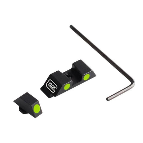 Glock Night Sight Set for G17-G39 Gen4 – CNC Aluminum Green Glow Sights