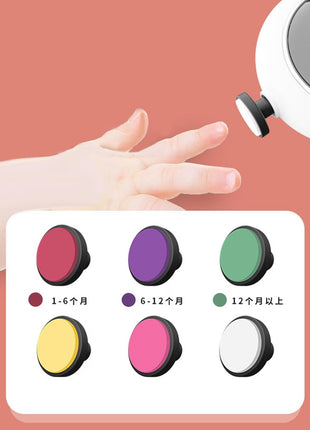 Electric Nail Grinder for Feet and Toes, Quiet ABS Plastic Nail Care Tool,White