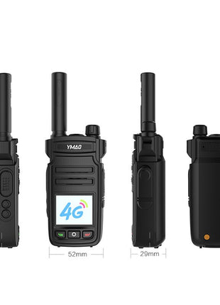 4G Walkie Talkie Android System 3000mAh Li-ion – Optional GPS – 1.77" Display – Red/Blue/Black