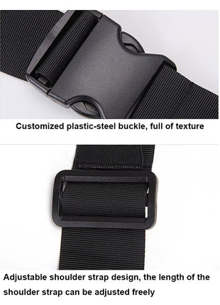 Tactical Shotgun Shell Belt 130cm – 26-Loop 600D Oxford Ammo Holder – Adjustable Black Waist Band