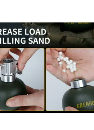 Tactical Grenade Dummy Model – ABS & Alloy – MOLLE Compatible – Army Green