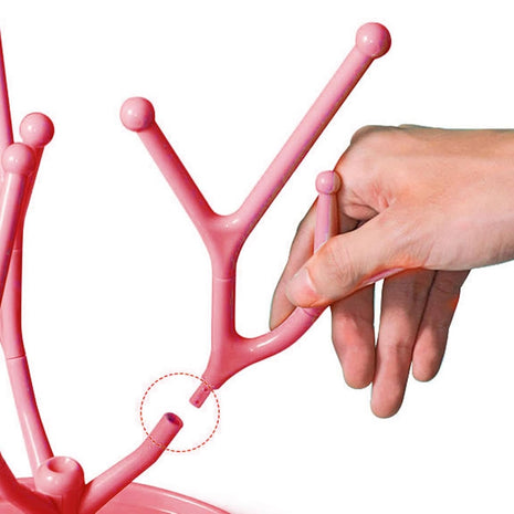 Baby Bottle Drying Rack ABS Plastic Tree Stand