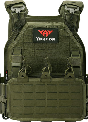 Tactical Vest 1000D Nylon Quick‑Release Modular Plate Carrier Vest Multicam