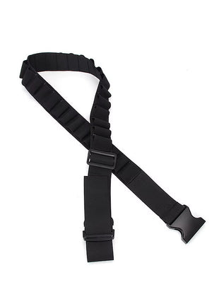 Tactical Shotgun Shell Belt 130cm – 26-Loop 600D Oxford Ammo Holder – Adjustable Black Waist Band