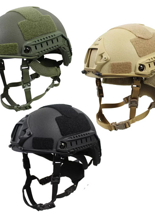 Tactical ABS Helmet – FAST High‑Cut Style – 58‑62 cm Fit – 4 Colours