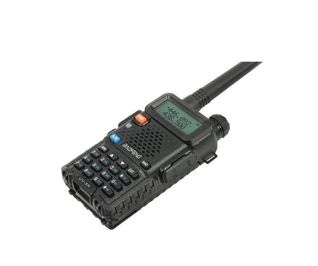 UV-5R Dual-Band Two-Way Radio 136–174/400–520 MHz Rechargeable Li-ion – Long Range Walkie Talkie – Black