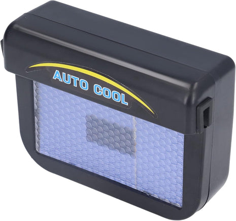 Auto Cool Solar Car Fan Window Vent – Heat Exhaust Ventilation Unit – Black ABS – Sun-Powered Interior Cooling