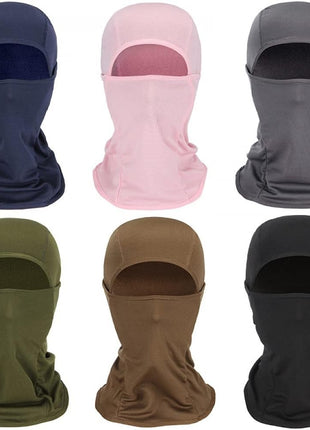 Balaclava Face Mask – Lightweight Spandex Full-Face UV, Wind & Dust Protection for Motorcycling, Skiing & Cycling