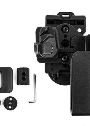 Glock 19 / 23 Quick Carry Tactical Holster Right Hand, Condition 3 Active Retention, Adjustable Cant & Height, Polymer