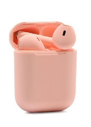 InPods Wireless Bluetooth 5.3 Earphones with Charging Case, Touch Control, Android & iOS Compatible -Pink
