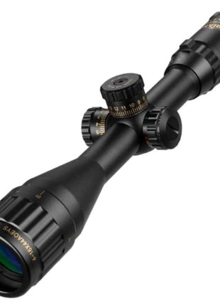 Rifle Scope 4‑16×44 Fully Multi‑Coated Aluminium Tube Side Parallax Wire Reticle Illuminated – Black