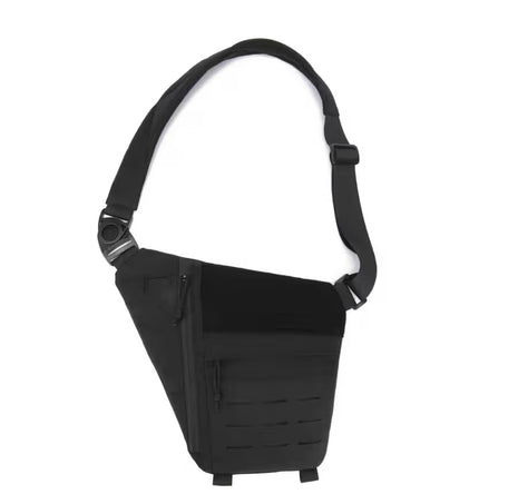 Men's Chest Bag 29cm Oxford Fabric Multi-Compartment Crossbody Daypack