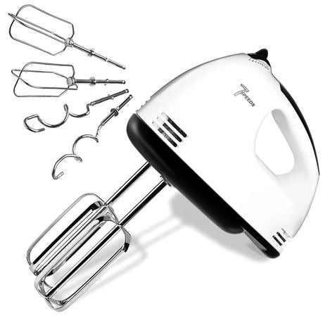 270W Hand Mixer, 7 Speeds, 2 Beaters and 2 Dough Hooks, 220–240V