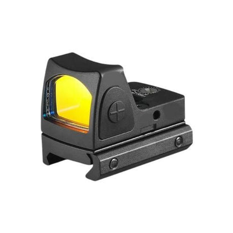 Mini Red Dot Reflex Sight Scope 1–30× – Adjustable LED Brightness + Universal Rail Mount – Black
