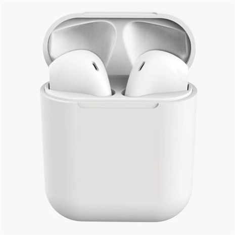 InPods Wireless Bluetooth 5.3 Earphones with Charging Case, Touch Control, Android & iOS Compatible -White