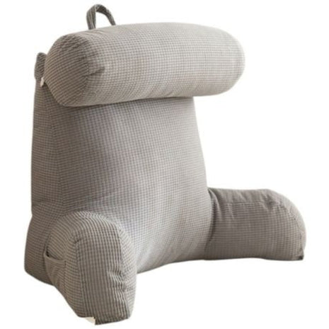Large Backrest Reading & Lounging Pillow 72×45×58 cm – Cotton Cover, Combination Fill, Neck & Lumbar Support (Multiple Colours)