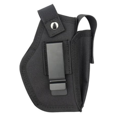 Universal Outside‑the‑Waistband Concealed Holster 10×3.5×15.5 cm – Ambidextrous Mag Pouch – Black Nylon
