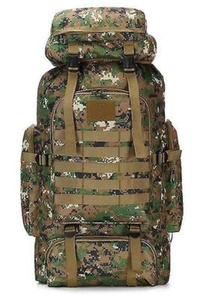 80L Tactical Hiking Backpack – Waterproof 600D Oxford