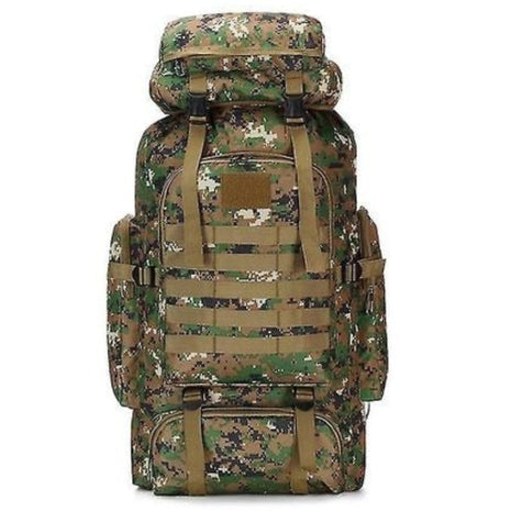 80L Tactical Hiking Backpack – Waterproof 600D Oxford
