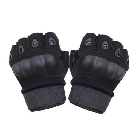 Tactical Gloves One Size – Rubber Knuckle Canvas