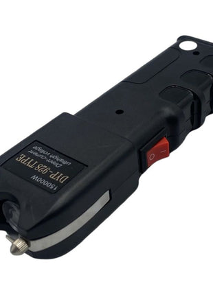 Self‑Defense Taser 160 mm High-Voltage Plastic with LED & Built‑in Two‑Pin Charger