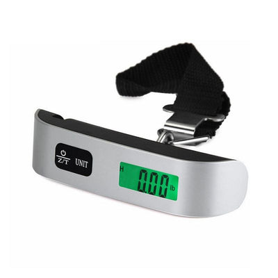 Digital Hanging Luggage Scale – 50kg Capacity LCD Screen, Tare, Unit Switch
