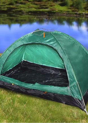 2-Person Pop-Up Tent – UV & Water-Resistant Polyester – Instant Setup – Compact Folding Design Green