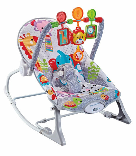 Infant-to-Toddler Rocker Chair 18kg – Soothing Vibration & Musical Toy Bar