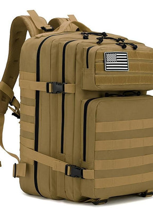 Military‑Type Hiking Camping Backpack 600D Oxford Fabric with MOLLE Webbing