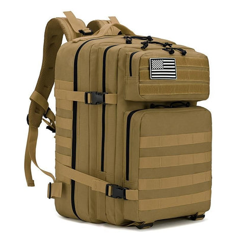 Military‑Type Hiking Camping Backpack 600D Oxford Fabric with MOLLE Webbing