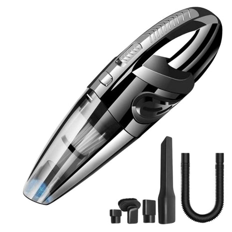 Cordless Handheld Vacuum Cleaner 3500mAh 120W Suction Power – HEPA Filter – Portable ABS Body – 6 Attachments – Black