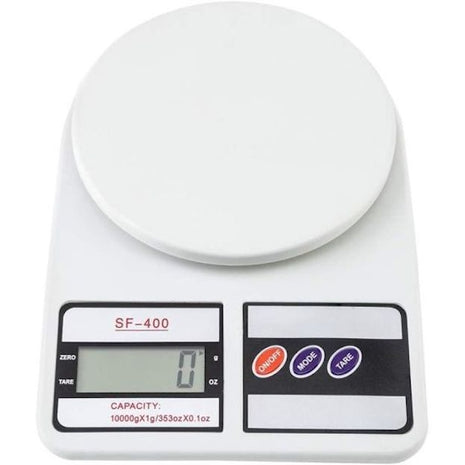 Digital Kitchen Scale 10kg x 1g Precision – LCD Display – Tare & g/oz Mode