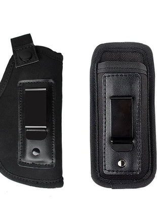 Concealed Carry Holster and Mag Pouch Set – Right-Handed – Breathable Fabric – Strong Clip – Black