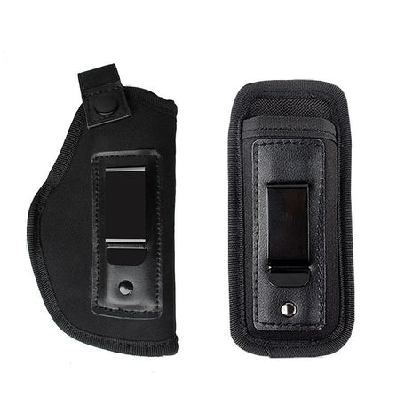 Concealed Carry Holster and Mag Pouch Set – Right-Handed – Breathable Fabric – Strong Clip – Black