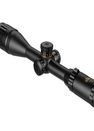 Rifle Scope 4‑16×44 Fully Multi‑Coated Aluminium Tube Side Parallax Wire Reticle Illuminated – Black