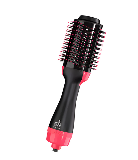 One Step Hair Dryer & Volumizer 1000W with Ionic Ceramic Oval Brush – Black & Pink