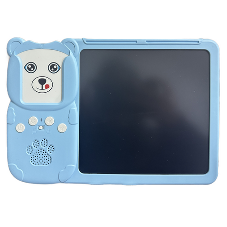 Children's LCD Handwriting Board + 112 Flash Cards – ABS Learning Tablet with Talking Reader – Drawing Toy for Kids 3–7