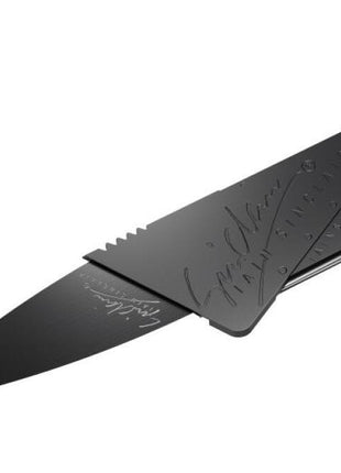 Cardsharp 2.0 Credit Card Folding Knife 7.6cm Stainless Steel Blade Ultra-Thin 2.2mm Black
