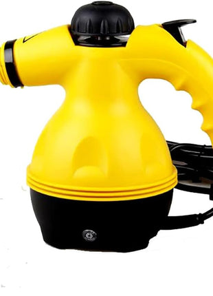 Multipurpose Handheld Steam Cleaner with 9-Piece Accessory Set, ABS Plastic Body