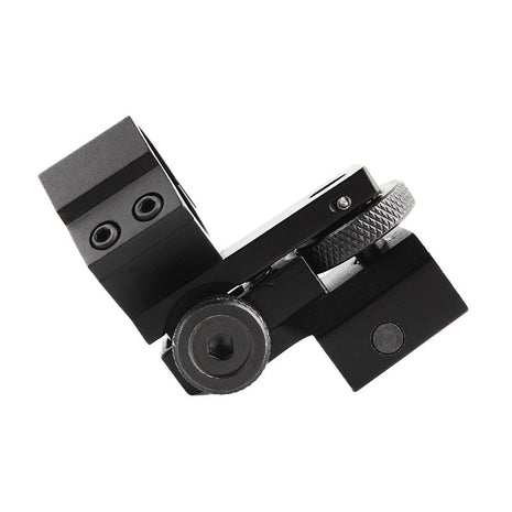 Scope Flashlight Mount 25mm Tube – Adjustable Aluminum Rail Bracket – Black Tactical Accessory for 20mm Rail