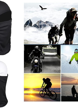 Balaclava Face Mask – Lightweight Spandex Full-Face UV, Wind & Dust Protection for Motorcycling, Skiing & Cycling