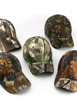 Outdoor Camouflage Hunting Cap – Tactical Military Style Baseball/Safari Sun Fishing Hat