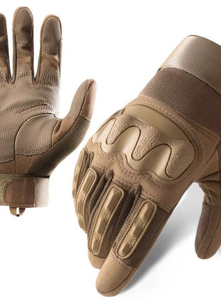 Tactical Gloves Full Finger – Microfibre Outdoor Protection Gloves with Touchscreen Tips