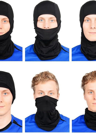 Balaclava Face Mask – Lightweight Spandex Full-Face UV, Wind & Dust Protection for Motorcycling, Skiing & Cycling