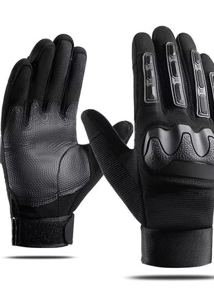 Tactical Gloves Full Finger – Microfibre Outdoor Protection Gloves with Touchscreen Tips