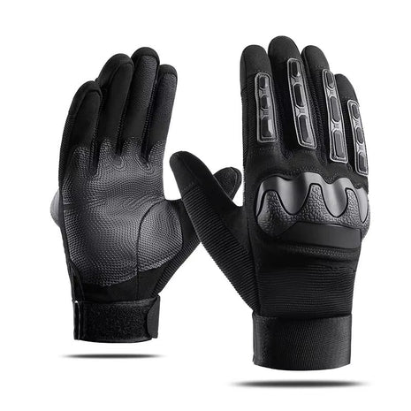 Tactical Gloves Full Finger – Microfibre Outdoor Protection Gloves with Touchscreen Tips